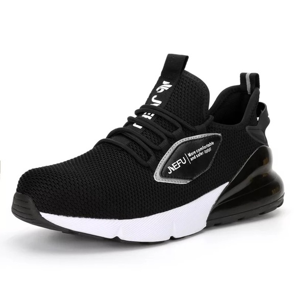 Men's work shoes with anti-slip steel toe cap - Picture 4 of 12